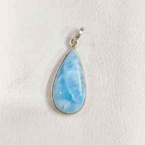 จี้ควอตซ์เงินทิเบตทำมือประดับอัญมณีสำหรับผู้หญิงและผู้ชาย ดีไซน์ปีกคลาสสิก ของขวัญเครื่องประดับชุบเงิน ศาสนาฮินดู GIC - Product Image 1