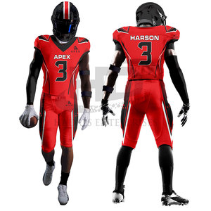 High Quality Low Price American Football Uniform Made In 100% Polyester American Football Uniform - Product Image 3