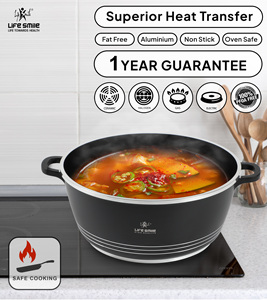 Casserole antiadhésive grande capacité avec base multicouche, compatible four - Product Image 6