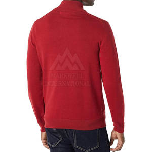 สเวตเชิ้ตมีซิปแบบครึ่งแขนสำหรับผู้ชายเสื้อสเวตเชิ้ตมีซิปแบบเรียบง่ายเรียบง่ายดีไซน์ใหม่ - Product Image 2