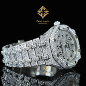 Montre de luxe pour femme en moissanite 925, qualité VVS avec testeur de diamant VVS1, 100% tendance - Product Image 5