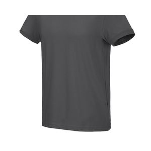 Camiseta de Manga Corta Casual para Hombre, Talla Grande, con Logotipo Personalizable de Alta Calidad, Transpirable, Bordada, Gris, 220 g/m², 100 % Orgánica - Product Image 5