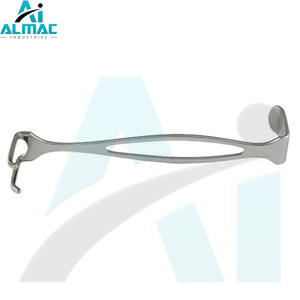 Retractor Czerny de acero inoxidable ALMAC, artículo de venta caliente, 20cm, mordazas de hoja de doble extremo, instrumento quirúrgico de 32x22mm - Product Image 2