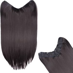 Extensions de cheveux humains brésiliens à clips, à tirage unique |   Cheveux Remy Naturels |   Machine à double trame |   Texture douce et soyeuse - Product Image 6