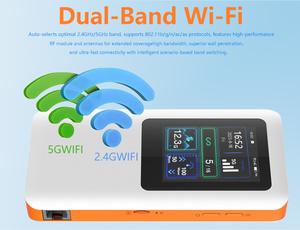 KINGTOP-<span class=keywords><strong>Routeur</strong></span> WiFi <span class=keywords><strong>5G</strong></span> de Poche 10000mAh avec Emplacement pour Carte Sim, Batterie Longue Durée Sans Fil 300Mbps pour Utilisation de Données - Product Image 4