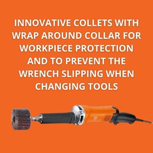 Amoladora Eléctrica Industrial con Cuello Largo y Velocidad Variable, Protección Avanzada Contra el Polvo para un Amolado Eficiente - Product Image 3