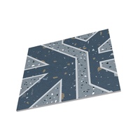 Carreaux de sol de stationnement en porcelaine 2024 200x200mm et 400x400mm tailles 12mm épaisseur Design rustique pour usage extérieur