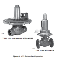 Régulateur de gaz haute pression Fisher 1301L système de régulation de gaz de pompe de soupape de réduction de pression monté par dérapage de gaz