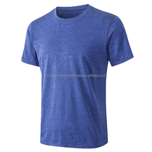 T-shirt décontracté à col rond et manches courtes en coton épais 210 g/m² imprimé sur mesure, coupe ample, épaules tombantes, style streetwear, vierge, tissé - Product Image 2