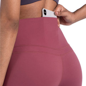 Leggings de Yoga Personalizados con Logotipo, Cintura Alta, Súper Suaves, Ajustados, con Estampado, para Gimnasio y Fitness, en Varios Colores, Negros, para Mujer, Económicos - Product Image 4