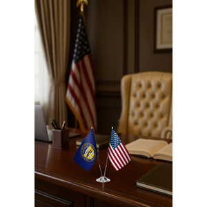Custom Nebraska & US <b>Flags</b>-Digital Printing Aluminum <b>Pole</b> Pennant Style Cotton & Nylon Material 3x5ft - Product Image 3