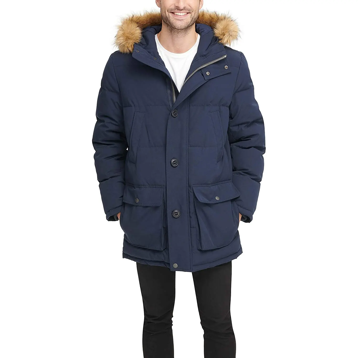 -20 Degree Winter Men's Clothing White Duck Down Jacket Parkas Man Thicken Warm Snow Jackets Coats Male Windbreaker Parkas Coat