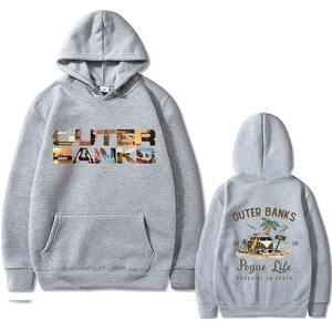 Veste de sport à capuche décontractée pour hommes et femmes 100% coton polaire surdimensionné pour la saison d'automne - Product Image 1