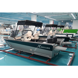 <span class=keywords><strong>Bateau</strong></span> <span class=keywords><strong>de</strong></span> pêche à console <span class=keywords><strong>de</strong></span> <span class=keywords><strong>16</strong></span> <span class=keywords><strong>pieds</strong></span>, coque en V profond, yacht sportif pour la course fluviale, le lac, le bar, le jon, entièrement soudé en aluminium - Product Image 3