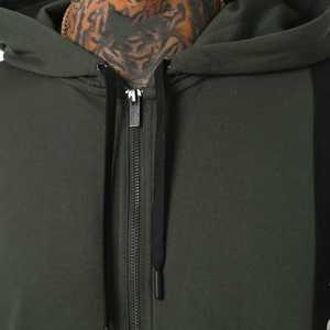 Sweat à capuche oversize pour homme, hiver, coupe ample, polaire 350GSM, coton-polyester, logo personnalisé, streetwear tendance - Product Image 3