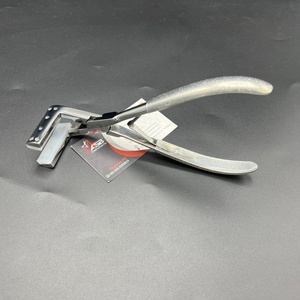 High Quality Silver Professional Heavy-Duty Stainless Steel Tape Hair Extension Pliers Glittery <b>Silicon</b> Grip Hair <b>Tool</b> - Product Image 3