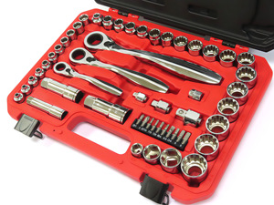 Jeu de douilles Go-Thru de 52 pièces avec combinaisons 13mm 19mm et 22mm Emballage de boîtier Personnalisation OEM prise en charge - Product Image 2