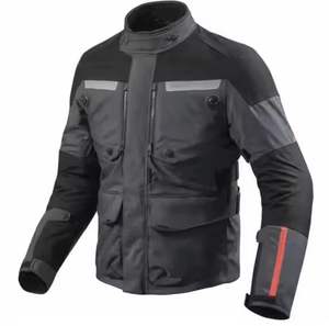 Chaqueta de Motociclista de Cuero Bordada para Hombre, Transpirable, Gruesa, para Invierno, Servicio OEM - Product Image 6