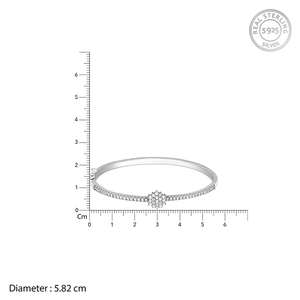 สร้อยข้อมือประดับเพชรรูปดาวสีเงิน - Product Image 3