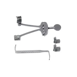 Henner Endoral Retractor Tamaños personalizados Fuente de alimentación manual 4 Instrumentos quirúrgicos de 1/2 pulgadas Acero inoxidable Precio incluido - Product Image 2