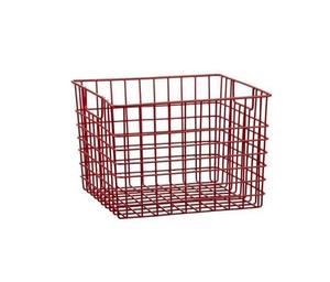 Panier en métal de couleur rose panier en fer fait main décoratif élégant classique panier en métal de luxe en fil de fer de forme personnalisée - Product Image 4