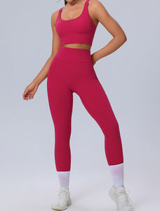 Ensemble de yoga pour femmes de haute qualité sans couture à prix raisonnable, vente chaude, en spandex et polyester, ensemble de yoga personnalisé pour femmes - Product Image 4