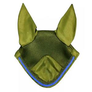 Voile anti-mouches pour cheval en maille multicolores de haute qualité, design personnalisé, bonnet d'oreille, produit d'équitation, tissu personnalisé disponible - Product Image 1
