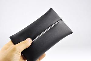 Boîte à mouchoirs en cuir classique, luxueuse, décontractée, légère, simple, de forme carrée, pour la maison, l'hôtel |   Options de couleur de conception personnalisée - Product Image 3