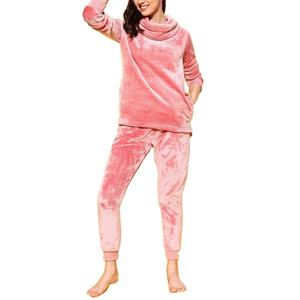 Good Quality Hot Sale Gymwear Oversized Blank Velour Hoodie Tracksuits <b>Sweatshirt</b> Winter Stylish Pink Tracksuit Jumpsuit Sweater - Product Image 1