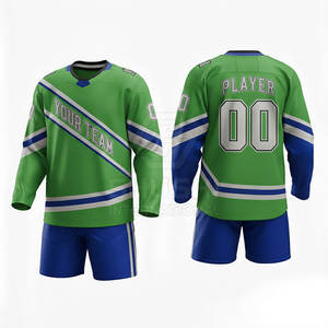 Uniforme de Hockey sobre Hielo Personalizado para Equipos, Servicio OEM, Conjuntos con Colores y Logotipos Personalizados Disponibles, Hecho a Medida, Ecológico, de Secado Rápido y Transpirable - Product Image 4