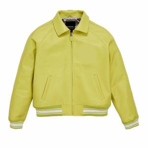 Chaqueta de cuero textil hecha a medida de diseño de tendencia, chaqueta de cuero textil de tendencia en blanco OEM personalizada para adultos - Product Image 6