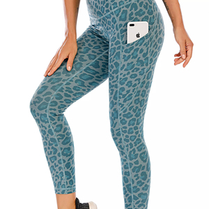 Venta al por mayor gimnasio yoga pantalones legging más tamaño de las mujeres ropa fitness mujeres con bolsillos ropa activa para las señoras - Product Image 4