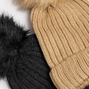 Nouvelle arrivée Bonnet jacquard avec lettre Bonnet unisexe d'hiver de qualité supérieure Bonnets chauds en tricot pour hommes femmes Bonnets de mode en plein air - Product Image 2