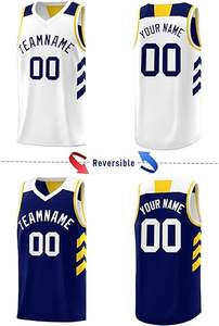 Nuevos Diseños de Camisetas de Baloncesto Universitarias Transpirables con Estampado Sublimado, Camisetas de Baloncesto Personalizadas para Jóvenes - Product Image 3