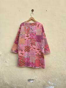 Chaquetas acolchadas de retazos de algodón Floral estilo bohemio Otoño Invierno chaqueta abrigo Streetwear Boho acolchado chaqueta Reversible - Product Image 2