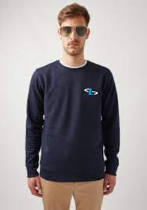 เสื้อสเวตเตอร์แบบสวมหัวมีฮู้ดแขนยาวผ้าฝ้ายระบายอากาศได้ดีผสมกับคอกลมสำหรับฤดูหนาว - Product Image 5