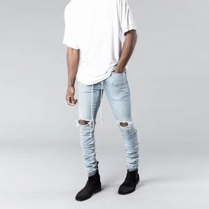 Pantalones Vaqueros de Corte Holgado Tradicional, Duraderos, de Algodón para Todas las Temporadas, Pantalones para Hombre - Product Image 1