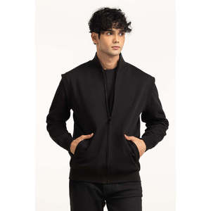 Gilet décontracté vintage pour homme avec logo, respirant, tricoté, pour l'automne – Coupe régulière, en laine, polyester et coton MN-KNV-WS25-002 - Product Image 3