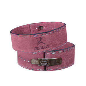 เข็มขัดออกกำลังกายหนังวัวแท้แบบปรับได้ ระบายอากาศได้ดี ขายดีที่สุด ผลิตตามสั่ง พร้อมหัวเข็มขัดแบบคันโยก สำหรับการฝึกฟิตเนส - Product Image 1