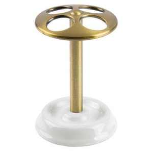 Porte-brosse à dents en métal sur pied conçu sur mesure pour la maison ou l'hôtel Salle de bain Salle de bain Porte-pâte à dents - Product Image 1