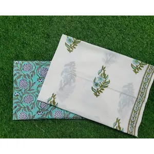 Vestido Largo de Algodón Azul sin Costuras para Mujer, Estilo Salwar Kameez, Vintage, Étnico, de Invierno, Bordado, con Estampado Digital - Product Image 3