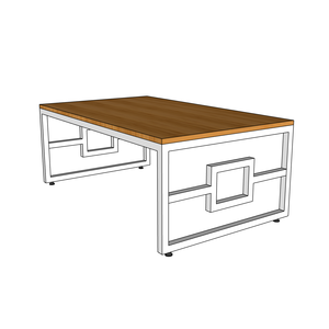 TB010 TeaBamboo Convertible Contemporary Living Room Furniture-60x120x40cm <b>Sofa</b> <b>Table</b> Patterned Legs Durable Decorative Feature - Product Image 3