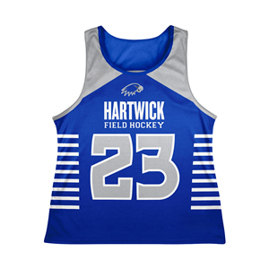 Practice Reversible Lacrosse Pinnies para mujeres Custom Quick Dry Sublimated Mesh Racerback Venta al por mayor Reversible Girls Pinnies - Product Image 2