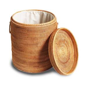 ภาชนะใส่อาหารหวายทันสมัยเป็นมิตรต่อสิ่งแวดล้อมสำหรับจัดเก็บและจัดระเบียบบ้านหัตถกรรมเวียดนาม - Product Image 1