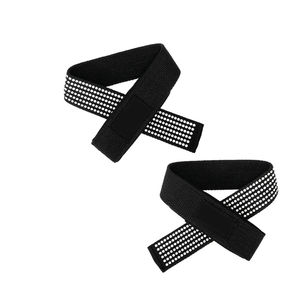 Logo personnalisé de sangles d'haltérophilie de coton pour le modèle d'industrie de bodybuilding et de forme physique - Product Image 2