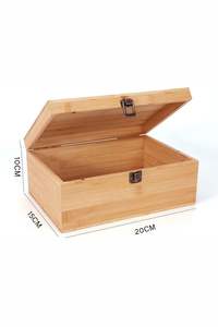 Cajas de madera para manualidades Cajas de embalaje ecológicas de madera pulida amigables Letreros de madera Arte de pared de madera - Product Image 5