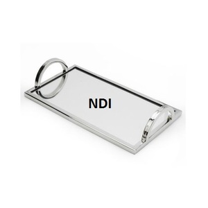 Vajilla Decoración Acabado antiguo Bandeja de metal para servir Producto de alta calidad Forma personalizada Bandeja para servir dulces o alimentos - Product Image 2