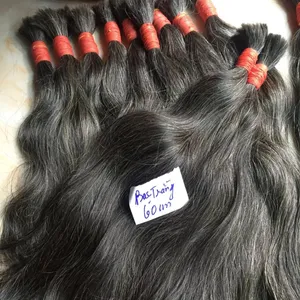 Raw Unprocessed Bulk Hair Can Bleach And Dye Wholesale Price For Luxury Salon Virgin Bleaching Grey From Vietnam Hair Factory