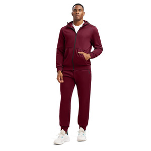 Venta al por mayor Regular Fit Hombres Sudadera con capucha Pantalones de chándal 100% Algodón 2 piezas Conjunto Logotipo personalizado Jogger Conjuntos Hombres Chándales Unisex Trajes de chándal - Product Image 4