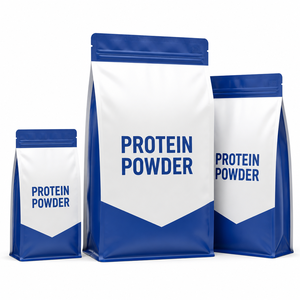 Bolsa con Boquilla para Proteína de Suero de Leche Clean Design, Impresión Personalizada, 1 <span class=keywords><strong>kg</strong></span>, <span class=keywords><strong>2.5</strong></span> <span class=keywords><strong>kg</strong></span>, 5 <span class=keywords><strong>kg</strong></span>, 100 Unidades, Grado Alimenticio - Product Image 1